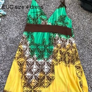 Size 4 slinky mid thigh dress